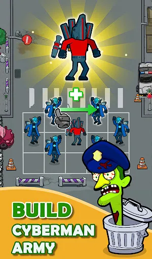 Merge War: Monster vs Cyberman | juego | XWorld