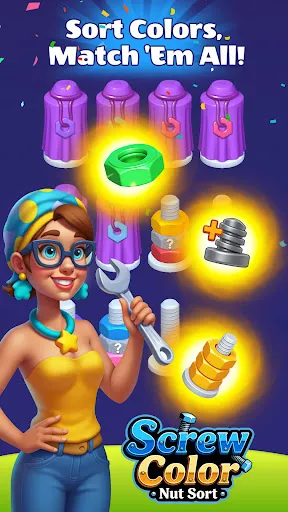 Screw Color: Nut Sort | Jogos | XWorld