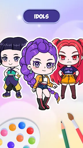Idol Draw: Coloring Master | Игры | XWorld