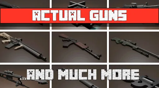 Mc Gun Mod for Minecraft PE | 游戏 | XWorld