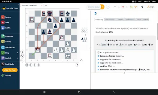 DecodeChess: Analyze & Explain | Permainan | XWorld