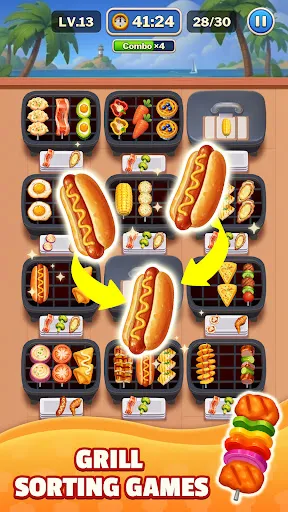 Grill Match - Food Sort Puzzle | Games | XWorld