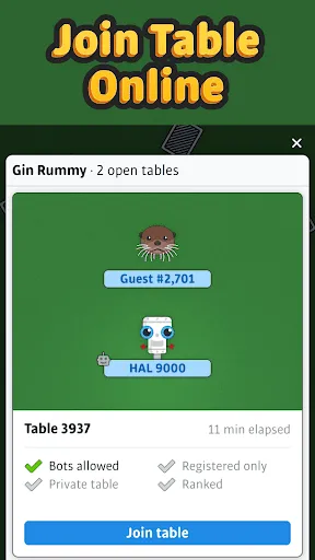 Gin Rummy ‣ | Игры | XWorld
