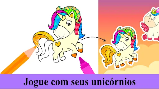 unicórnios Jogos colorir livro | Jogos | XWorld