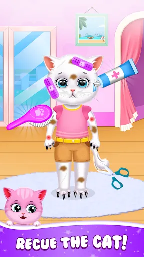 perawatan kucing lucu | เกม | XWorld