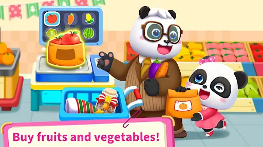 Supermarket Bayi Panda | Permainan | XWorld