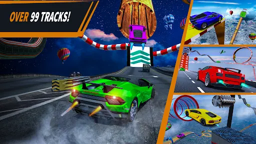 รถแข่งโลดโผน :Crazy Car Stunts | เกม | XWorld