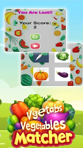 Vegetables Matcher | Jogos | XWorld