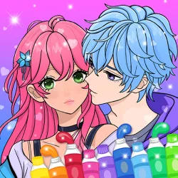 XWorld | Romantic Anime Coloring Book