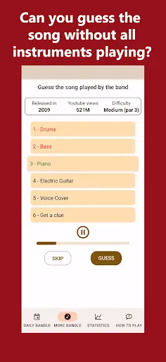 Bandle: Guess the Song Trivia | 游戏 | XWorld