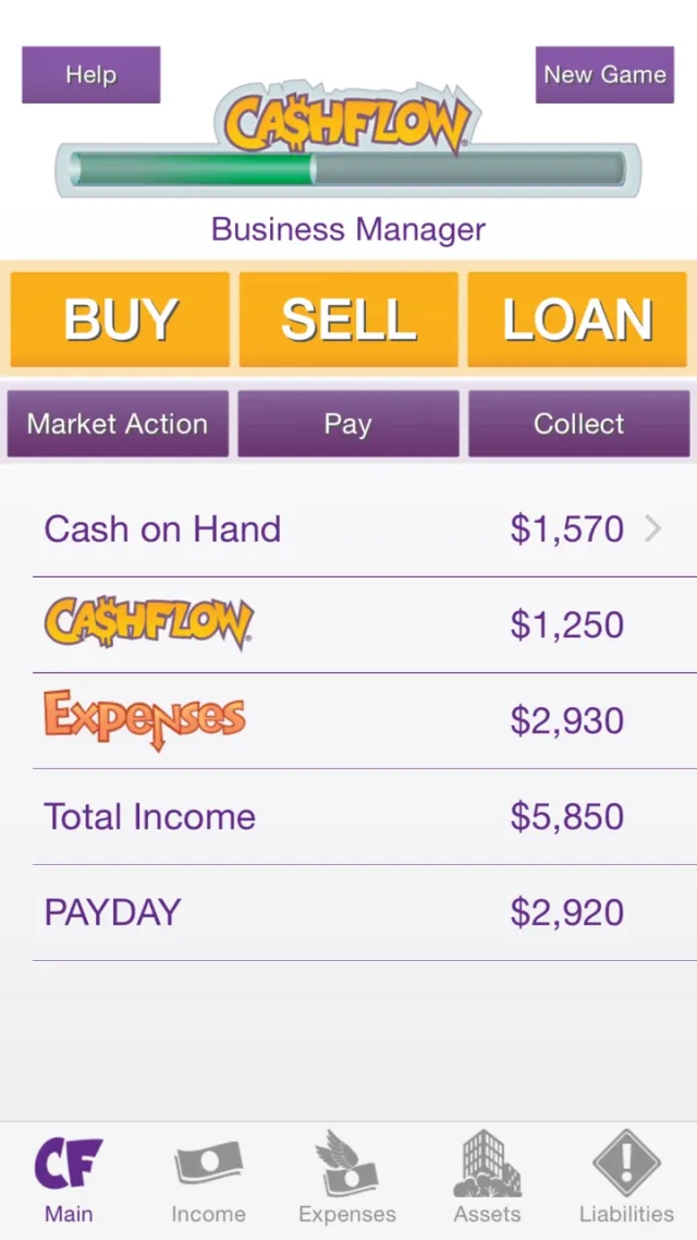 CASHFLOW Financial Statement Calculator | Games | XWorld