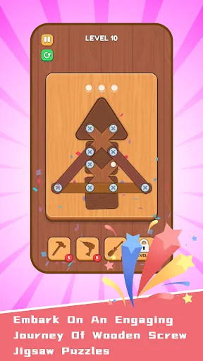 Wooden Screw Puzzle | Permainan | XWorld