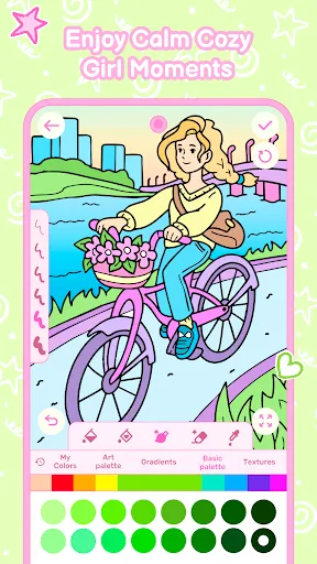 Cozy Girl Life: Coloring Book | Games | XWorld