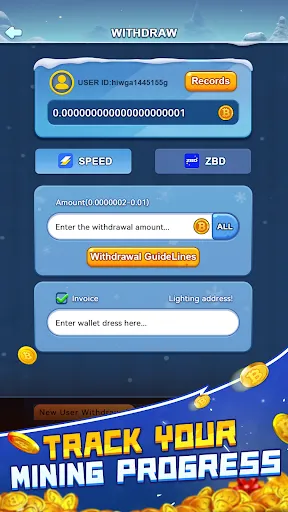 Bitcoin Miner -Frozen Treasure | Permainan | XWorld