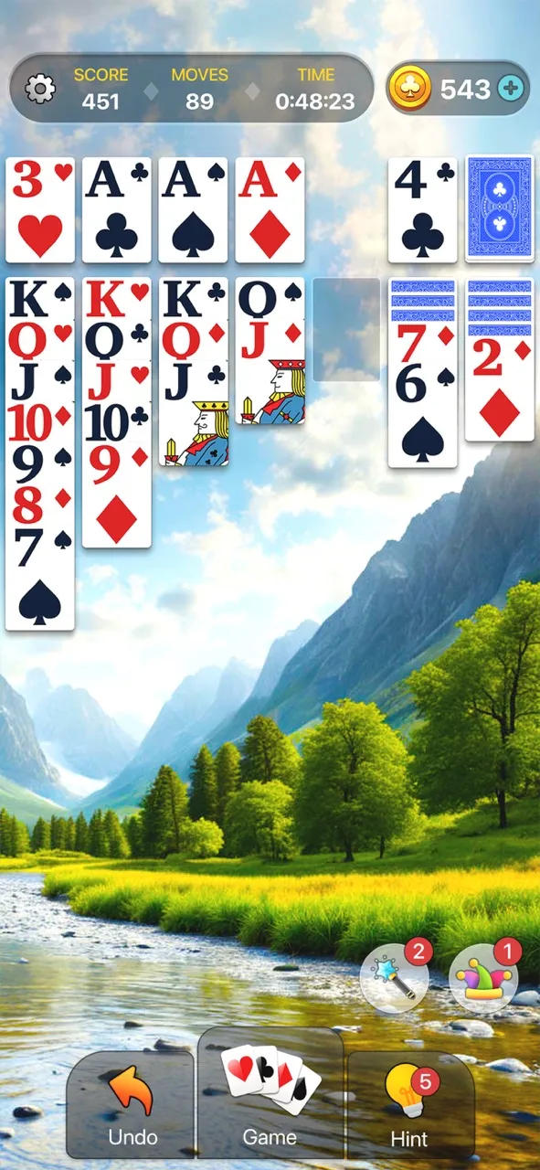 Klondike Solitaire- Card Games | Games | XWorld