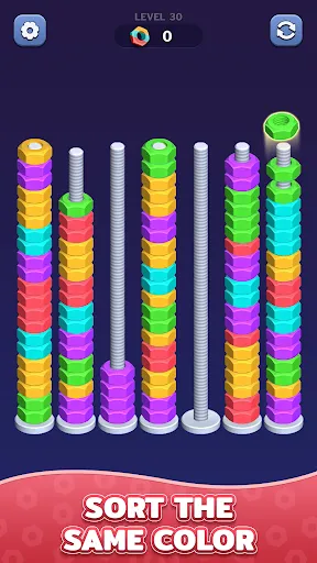 Nuts Color Sort: Sorting Games | Games | XWorld