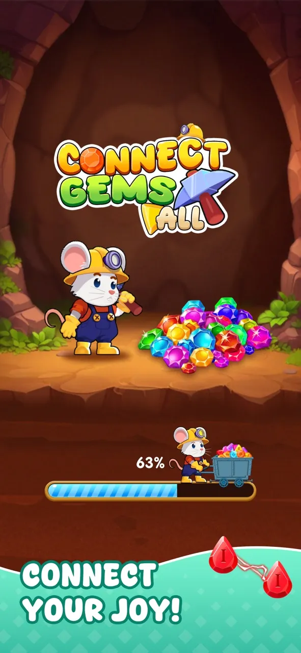 Connect Gems All | Permainan | XWorld