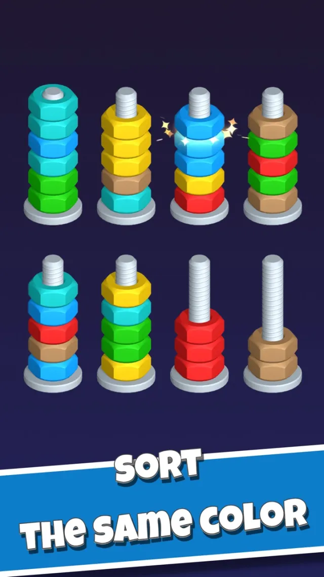 Nut Sort-Color Puzzle Games | Games | XWorld