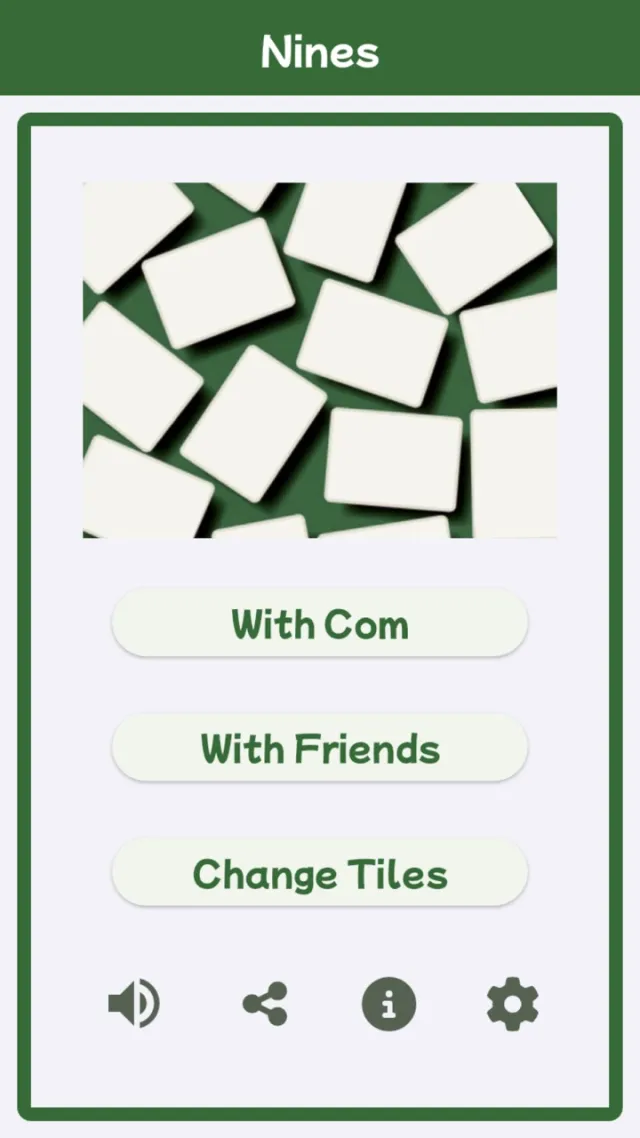 nines / Mahjong tile game | 游戏 | XWorld
