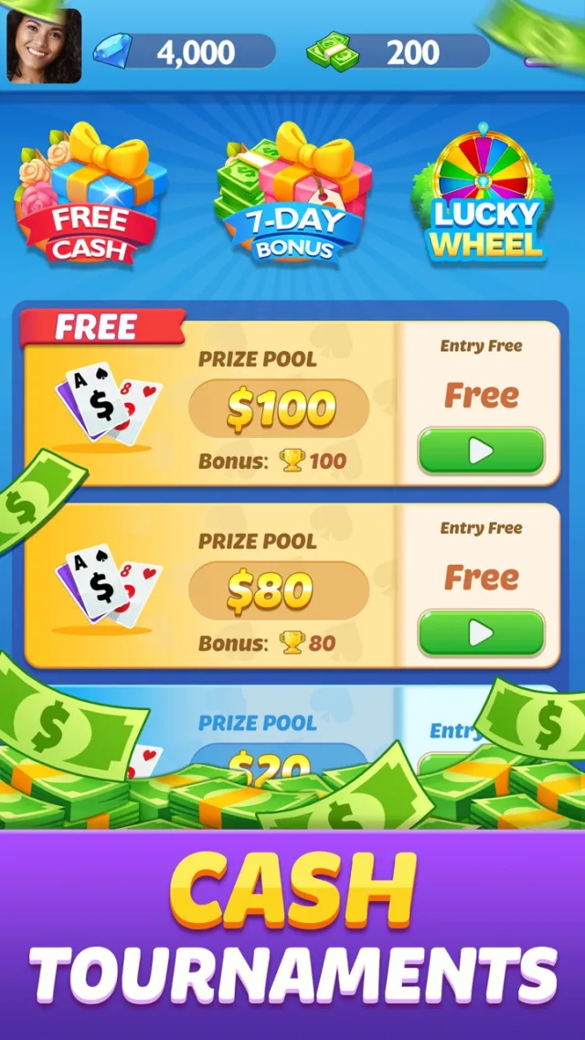 Solitaire Win Cash | เกม | XWorld