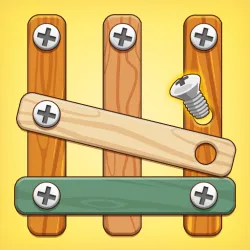 XWorld | Wood Screw Puzzle, Nuts&Bolts
