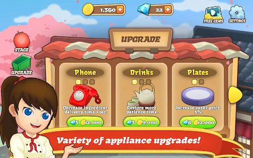 Sushi Fever - Cooking Game | juego | XWorld