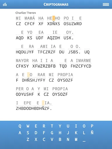 Criptogramas en Español | juego | XWorld