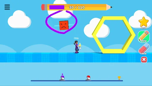 Obby Doodle: Draw and jump | Permainan | XWorld