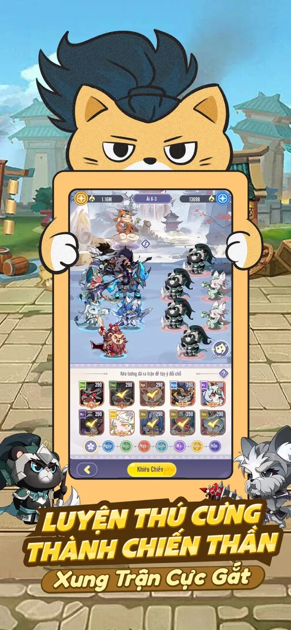 Pet Samkok - Báo Thủ 3Q | Games | XWorld