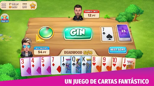 Gin Rummy Stars - Naipes | juego | XWorld