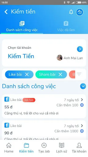 Golike - Kiếm Tiền Online Từ M | Games | XWorld