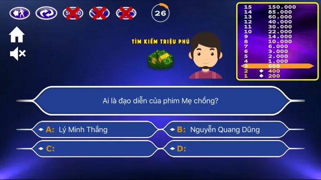 Tìm Kiếm Triệu Phú | Games | XWorld