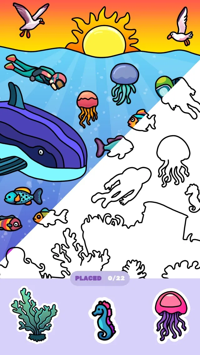 Merge Sticker Playbook 2D | 游戏 | XWorld