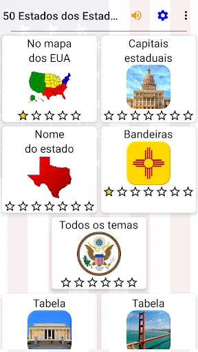 Os 50 Estados dos EUA - Teste | Jogos | XWorld