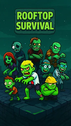 Rooftop Survival - Zombie TD | Игры | XWorld
