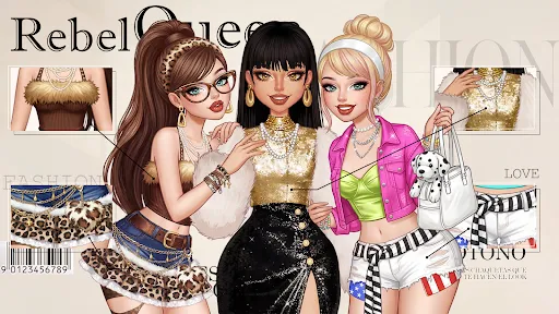 Rebel Queen: Dressup For Girls | Permainan | XWorld