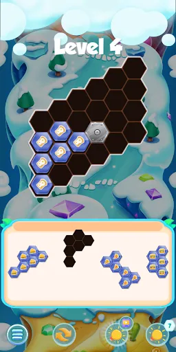 Hexa Grid: Fill Puzzle | 游戏 | XWorld