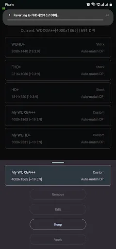 Pixels: Resolution+DPI Changer | Games | XWorld