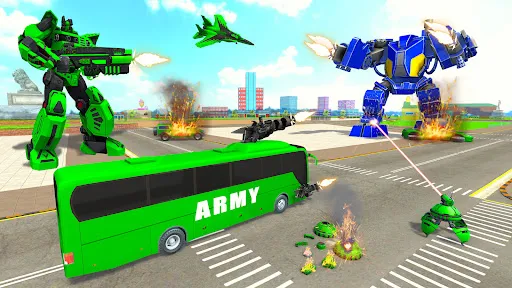 Army Bus Robot Bus Game 3D | Игры | XWorld