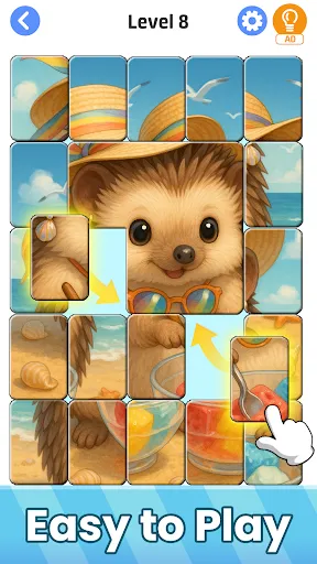 Пасьянс-пазл: Слайд-Пазл | Игры | XWorld