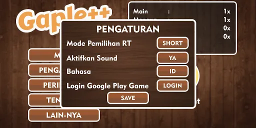 Gaple RT-an - Gaple++ | Permainan | XWorld