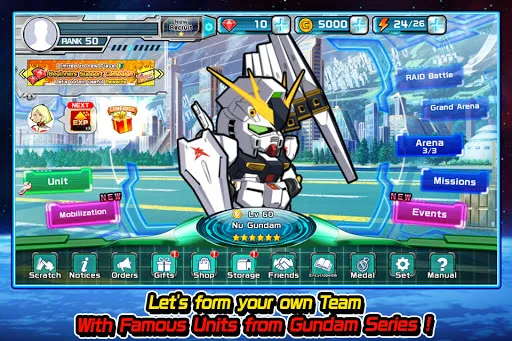 LINE: Gundam Wars | Games | XWorld