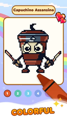 Pixel Coloring : Idiot Meme | Permainan | XWorld