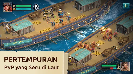 Pirate Ships・Bangun & Maju | Permainan | XWorld