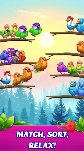 Jungle Bird Sort | Games | XWorld