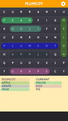 Fruits Word Search | Games | XWorld