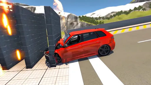 Beam car drive car crash test | เกม | XWorld