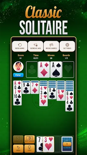 Solitaire Klondike Classic | Permainan | XWorld