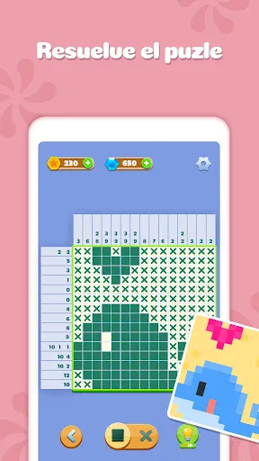 Nonogramas - Jigsaw Cross | juego | XWorld