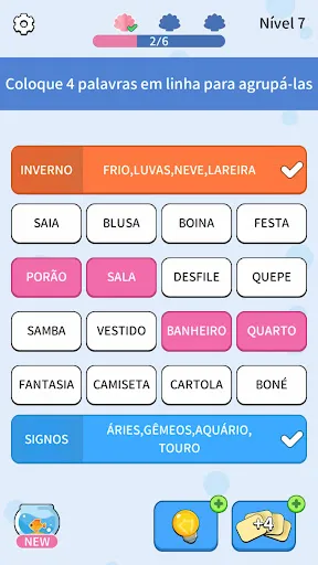 Associa Palavras: Association | Jogos | XWorld